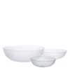 Round Clear Pebbled Bowl 12.75? / 32.5cm (12 Pack) 