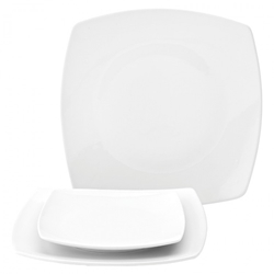 Rounded Square Plate 9.5? / 24cm (12 Pack) 
