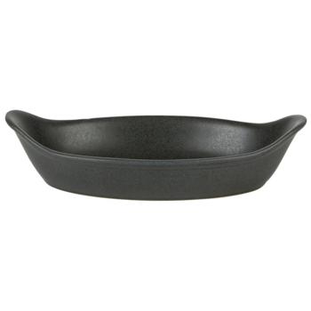 Rustico Carbon Oval Eared Dish 22cm (Pack of 12) 