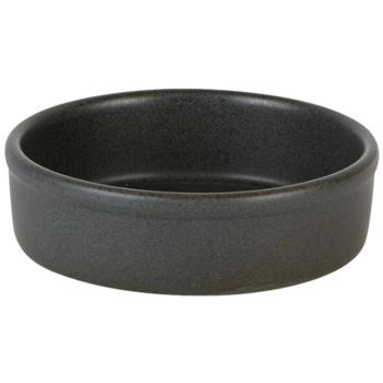Rustico Carbon Round Tapas Dish 12.5cm (Pack of 12) 