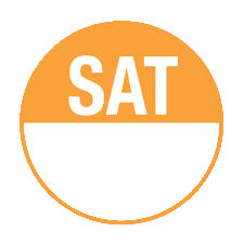 SATURDAY - Round Day Dot (1000 Pack) 