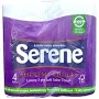 SERENE 3PLY  QUILTED TOILET ROLLS- 40 PACK (10 X 4) 