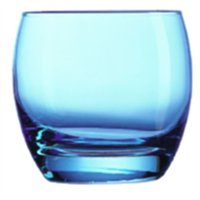Salto Ice Blue Old Fashioned Tumbler 11.3oz  (24 Pack) Salto, Ice, Blue, Old, Fashioned, Tumbler, 11.3oz, 