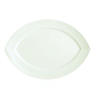 Satinique Oval Plate / Pickle Dish 9” 23cm (24 Pack) Satinique, Oval, Plate, Pickle, Dish, 9", 23cm