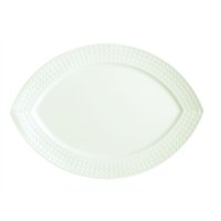 Satinique Oval Plate / Pickle Dish 9” 23cm (24 Pack) Satinique, Oval, Plate, Pickle, Dish, 9", 23cm