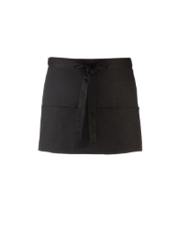 Short Black 3 pocket apron 
