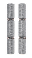 Silver Tapestry Christmas Crackers 11” 