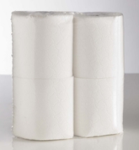 Sirius Recycled Toilet Roll 320 Sheet Clear Pack (36 Rolls 9x4) 