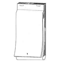 Small Duplicate Order Pads - Carbonless (100 Pack) Small, No, Carbon, Waiter, Pads, 76mm, 140mm, Bemrose, Booth