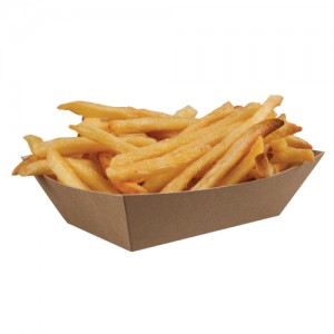 Small paperboard tray (kraft) 