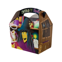Spooks n Spells paperboard box with handle 