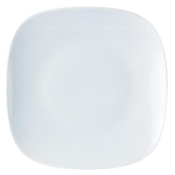 Square Coupe Shaped Plate 18cm(21cm) 7”(8.25”) (Pack of 12) 
