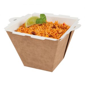 Square Multi-food Carton (kraft) 