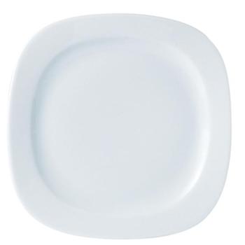 Square Rimmed Shaped Plate 18cm(21cm) 7”(8.25”) (Pack of 12) 