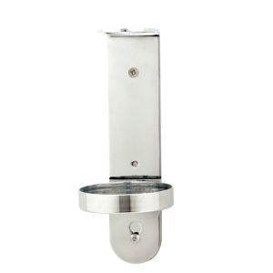 Stainless Steel Single 300ml Bottle Holder Wall Mounted 