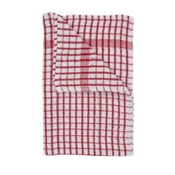 Terry Check Tea Towel PACK OF 10 ASSORTED COLOURS 