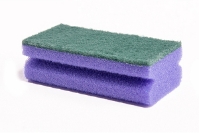 VOILET Industrial F/Grip Green Scourers Sponge (x10) 