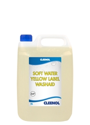 WASHAID SOFT WATER YELLOW LABEL 5L Washaid, Soft, Water, Yellow, Label, Cleenol