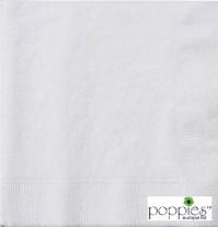White 2 Ply 40cm Napkins (2000 Pack) 