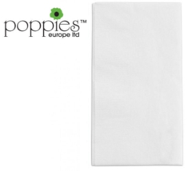 White  Pre-Folded 2 Ply 33cm Napkins (2000 Pack) 