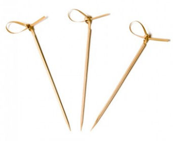 Wooden Bambo Knot Skewer 5”/120mm (100 Pack) 