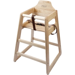 Wooden High Chair - Light Wood (flat-packed) (Each) Wooden, High, Chair, Light, Wood, flat-packed, Nevilles