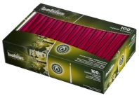 bolsius Tapered Professional Candle - Wine Red (100 Pack) Bolsius, Tapered, Professional, Candle, Wine, Red, bolsius