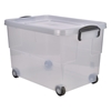 Storage Box 60L w/ Clip Handles on Wheels (4 Pack) Storage, Box, 60L, w/, Clip, Handles, on, Wheels, Nevilles