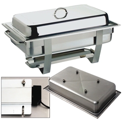 FULL SIZE Size Chafing Dish W/ Electric Element (Each) FULL, SIZE, Size, Chafing, Dish, W/, Electric, Element, Nevilles