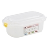 GN Storage Container 1/9 65mm Deep 0.6L (12 Pack) GN, Storage, Container, 1/9, 65mm, Deep, 0.6L, Nevilles