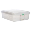 GN Storage Container 1/2 100mm Deep 6.5L (6 Pack) GN, Storage, Container, 1/2, 100mm, Deep, 6.5L, Nevilles