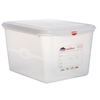 GN Storage Container 1/2 200mm Deep 12.5L (6 Pack) GN, Storage, Container, 1/2, 200mm, Deep, 12.5L, Nevilles