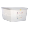 GN Storage Container 2/3 200mm Deep 19L (6 Pack) GN, Storage, Container, 2/3, 200mm, Deep, 19L, Nevilles