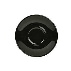 Royal Genware Saucer 16cm Black (6 Pack) Royal, Genware, Saucer, 16cm, Black, Nevilles