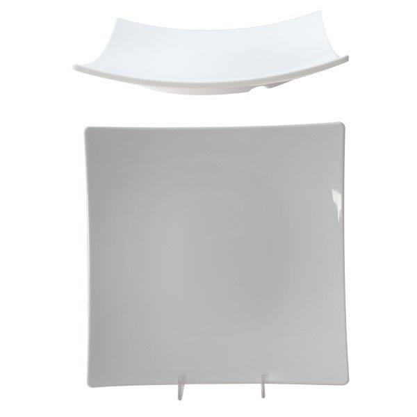 12 3/8? / 315mm Flare Plate, 2? / 50mm Deep, Classic White 