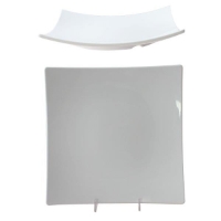 12 3/8? / 315mm Flare Plate, 2? / 50mm Deep, Classic White 