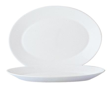 Restaurant Oval Plate 11.7” 29.8cm x 25.4cm (24 Pack) Restaurant, Oval, Plate, 11.7", 29.8cm, x, 25.4cm