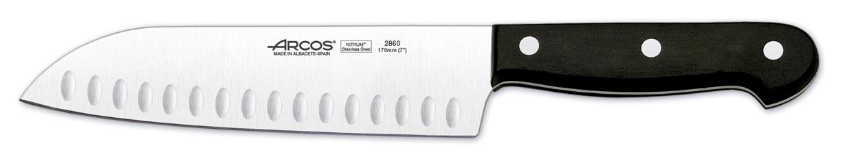 Universal Santoku Knife (Granton Edge)  6.7” 17cm (Each) Universal, Santoku, Knife, (Granton, Edge), 6.7", 17cm