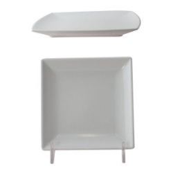 4 1/2? / 115mm Square Plate, 1/2? / 13mm Deep, Classic White 