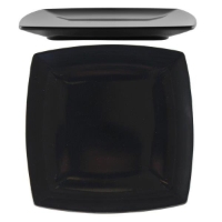 6? / 150mm Square Plate, 1/2? / 13mm Deep, Classic Black 