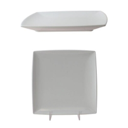 7 1/4? / 185mm Square Plate, 1/2? / 13mm Deep, Classic White 