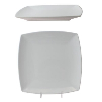 10? / 254mm Square Plate, 1? / 25mm Deep, Classic White 