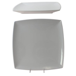 12? / 305mm Square Plate, 1? / 25mm Deep, Classic White 