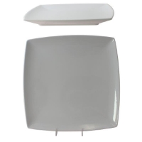 12? / 305mm Square Plate, 1? / 25mm Deep, Classic White 