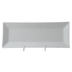 10 1/4? x 4? / 260mm X 100mm Plate, 1? / 25mm Deep, Classic White 