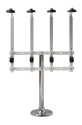 Single Pillar Fixed 4 Bottle Stand (Each) Single, Pillar, Fixed, 4, Bottle, Stand, Beaumont