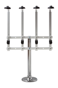 Single Pillar Fixed 4 Bottle Stand (Each) Single, Pillar, Fixed, 4, Bottle, Stand, Beaumont
