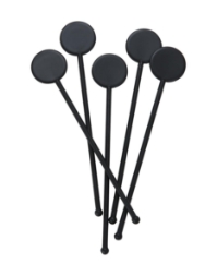 6” Black Disc Stirrers 1 x 250 (Each) 6", Black, Disc, Stirrers, 1, 250, Beaumont