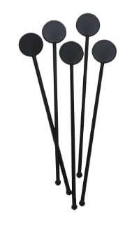 7” BLACK Disc Stirrers 1 x 250 (Each) 7", BLACK, Disc, Stirrers, 1, 250, Beaumont