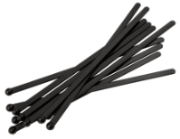 6” Flat Ball StirrersBLACK (1000 Pack) 6", Flat, Ball, StirrersBLACK, Beaumont